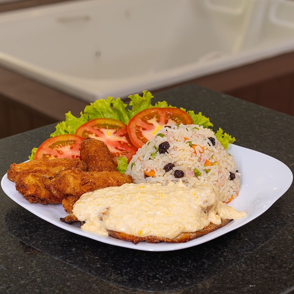 Filé de Frango ao Creme de Milho